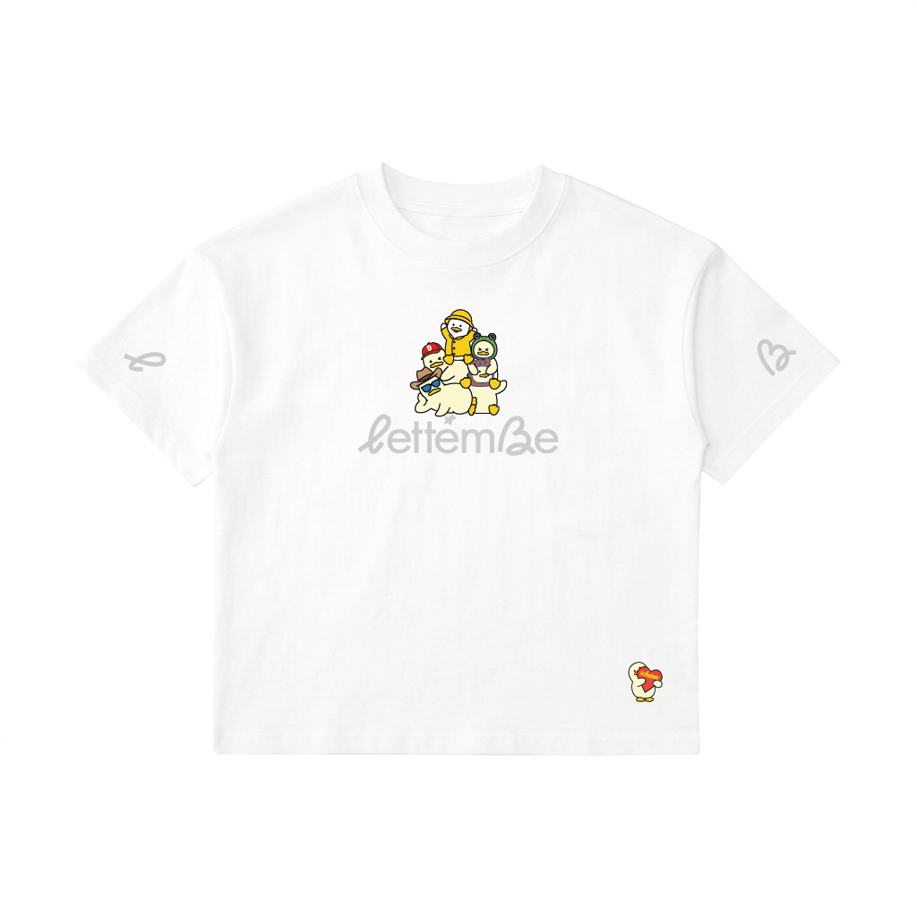 Little Heroes Reflective Tee / White