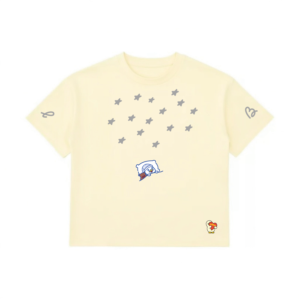 Little Dreams Reflective Tee / Light Beige