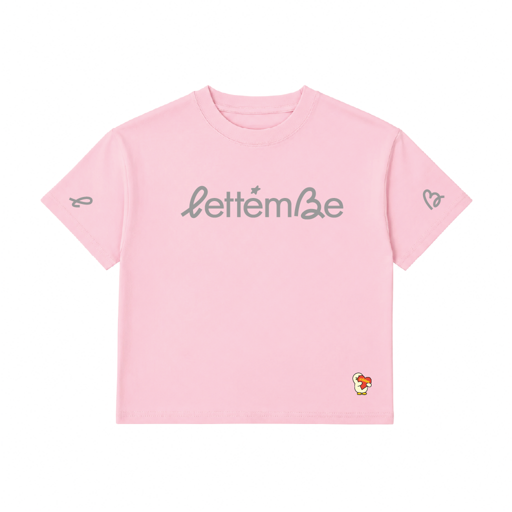 Little Star Reflective Tee / Pink