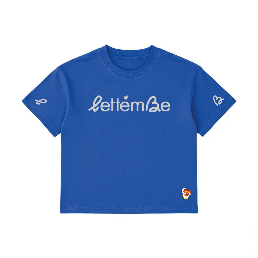 Little Star Reflective Tee / Blue
