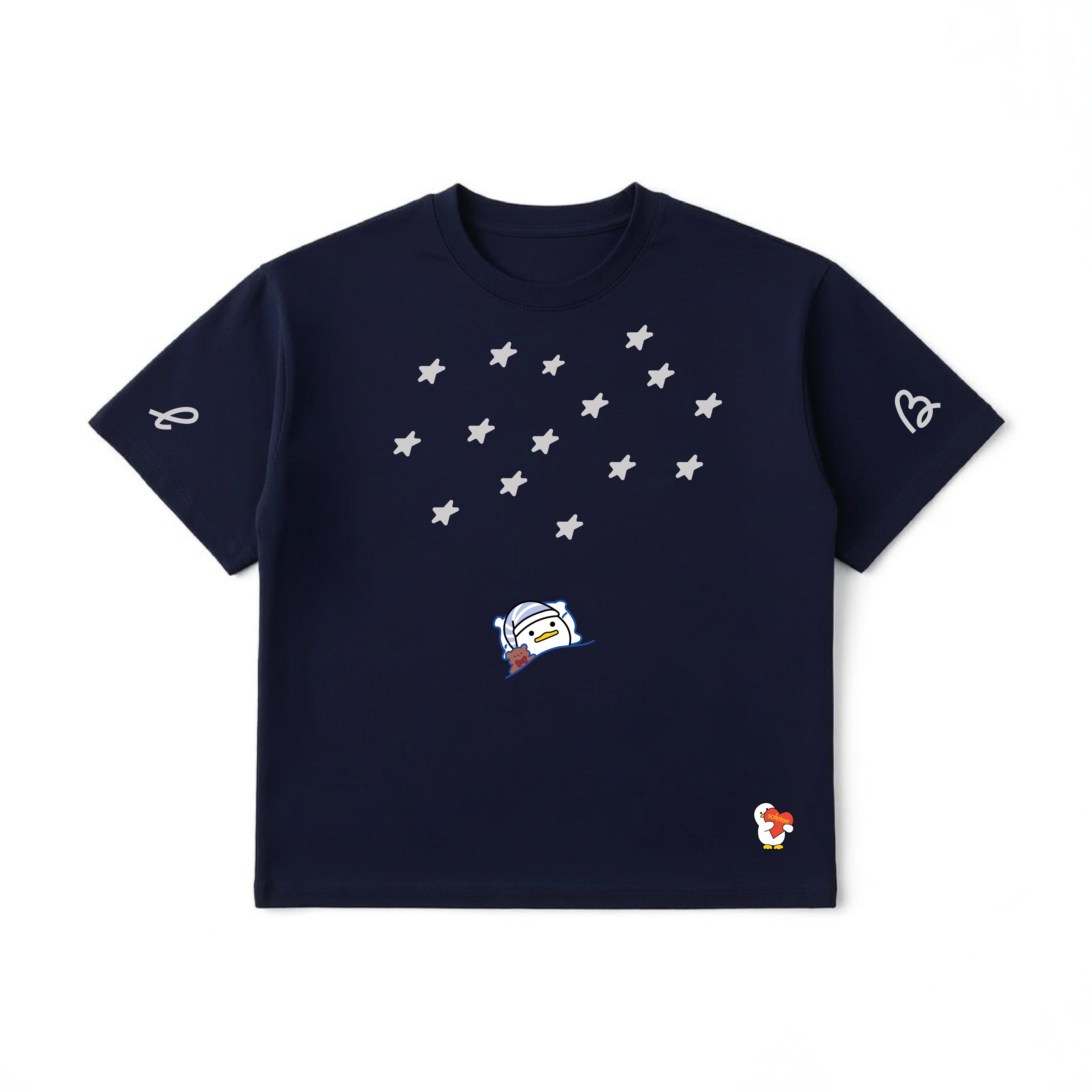 Little Dreams Reflective Tee / Navy