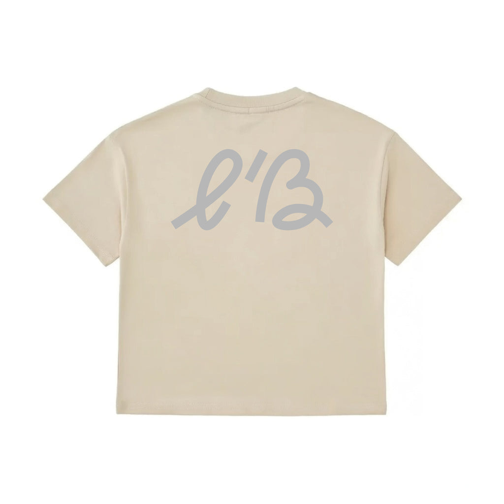 Little Star Reflective Tee / Beige