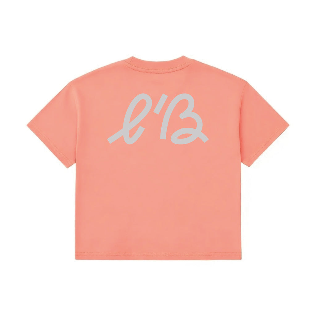 Little Star Reflective Tee / Peach