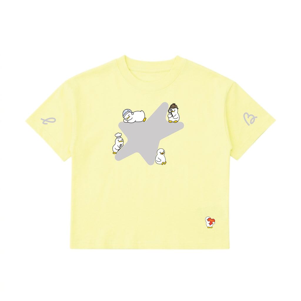 Little Star Reflective Tee / Lemon