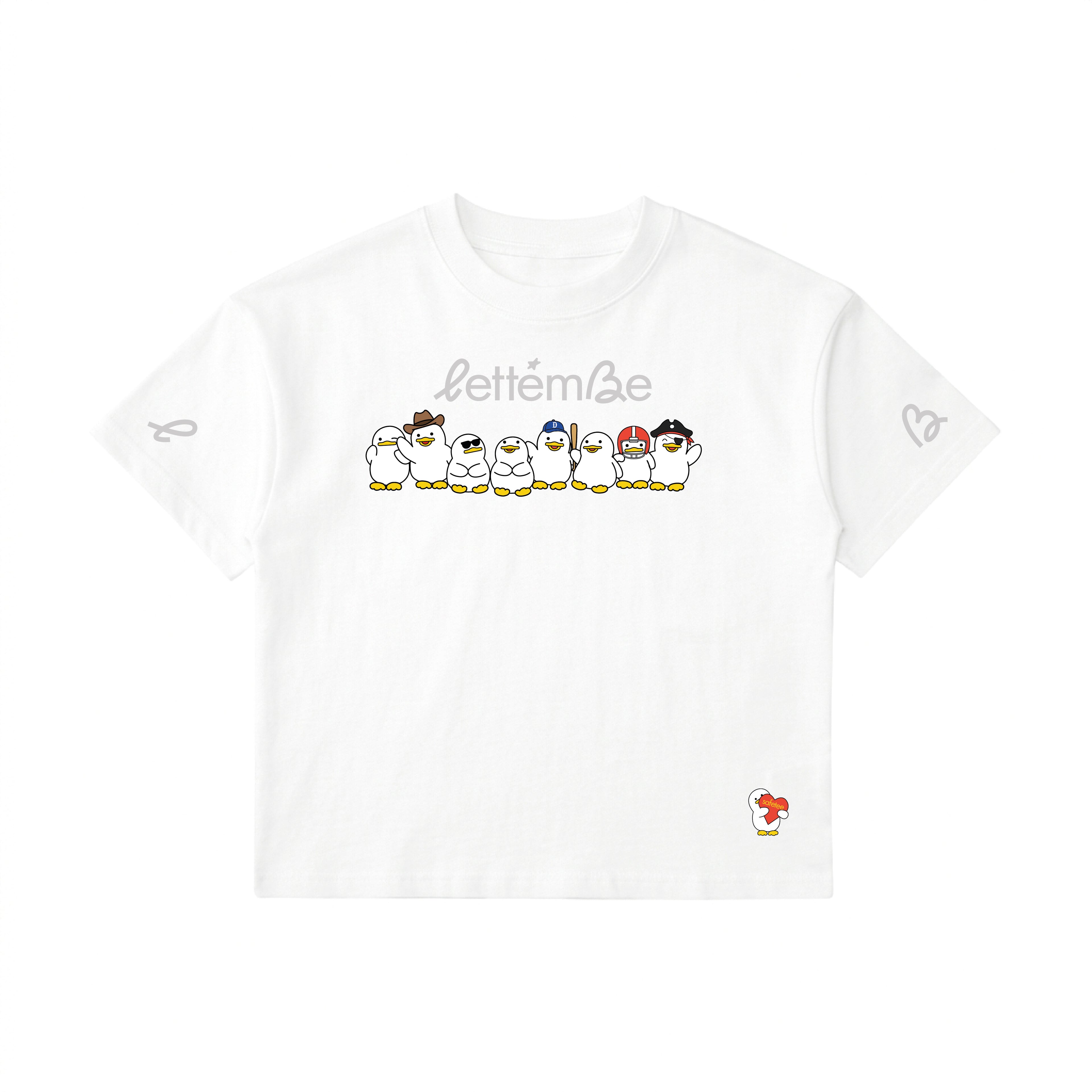 Little Heroes Reflective Tee / White